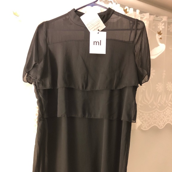 Mamalicious ruffle layered nursing dress - Picture 2 of 3